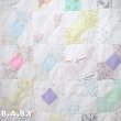 画像5: Pastel Party Hand Quilt Blanket (5)