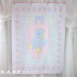 画像5: That's Our Baby Pastel Bear Quilt Blanket (5)