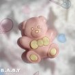 画像1: Pink × Yellow Bear Plastic Rattle (1)