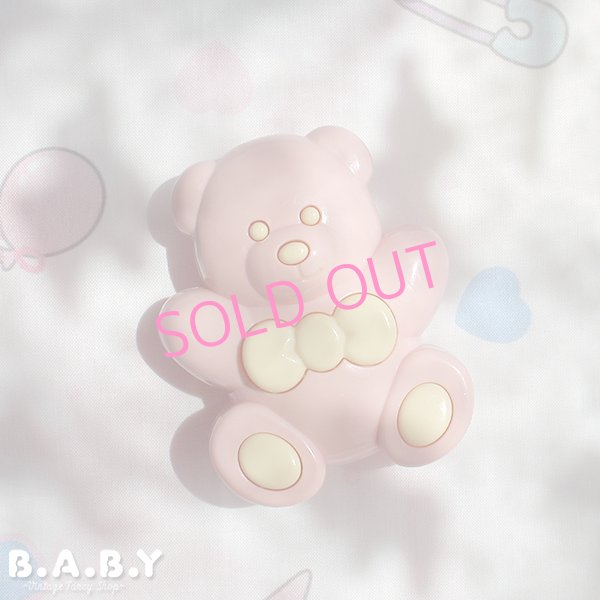 画像1: Pink × Yellow Bear Plastic Rattle (1)