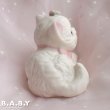 画像5: Pink Rose Cat Figurine (5)