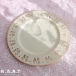 画像2: Ribbon Piercing Gold Trim Round Plate (2)