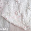 画像2: Ribbon & Rose Cochet Blanket (2)