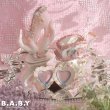 画像9: Baby Carriage Rose Spaghetti Lace Figurine (9)