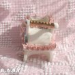 画像4: Baby Carriage Rose Spaghetti Lace Figurine (4)