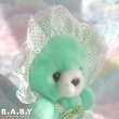 画像2: Dot Bonnet & Dress Green Bear (2)