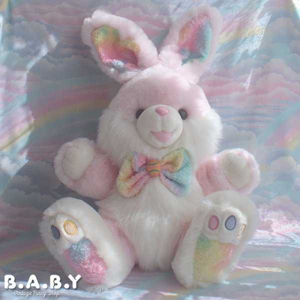 画像1: Dan Dee Rainbow Pink Big Bunny (1)