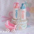画像1: Girl & Boy Baby Bottle Candle (1)