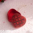 画像1: Beads Heart Ornament Box (1)