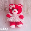 画像2: Heart Dress Valentine Bear (2)