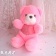 画像2: Red Check Pink Bear (2)