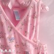 画像2: 〔70サイズ / 6-9ヶ月〕Flower Pink Overall (2)