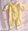 画像1: 〔70サイズ / 6-12ヶ月〕Yellow Bear Coverall (1)