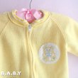 画像2: 〔70サイズ / 6-12ヶ月〕Yellow Bear Coverall (2)