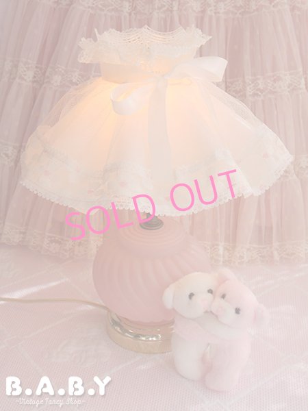 画像1: Pink Candy Glass Lamp (1)