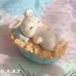 画像1: Easter Egg Bed Sleep Bunny (1)