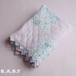 画像2: Pink & Blue Animal Quilt Blanket (2)