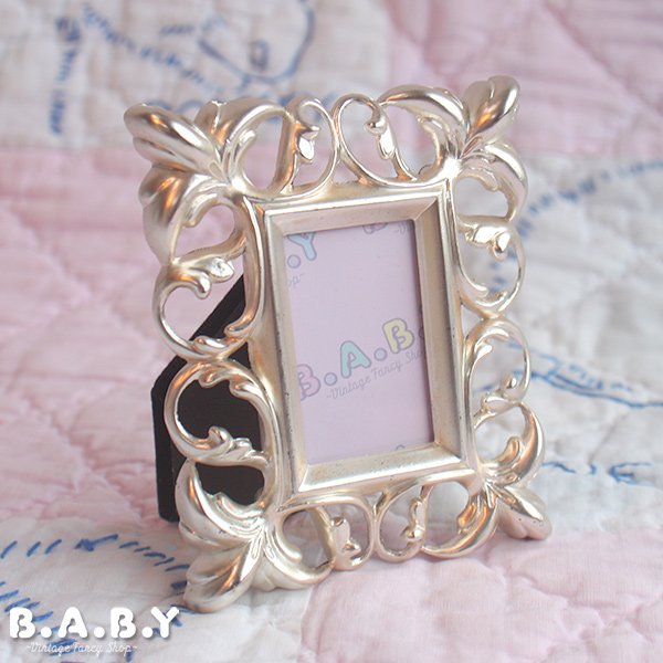 画像1: Gold Metal Photo Frame (1)