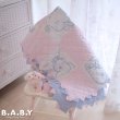 画像7: Pink & Blue Animal Quilt Blanket (7)