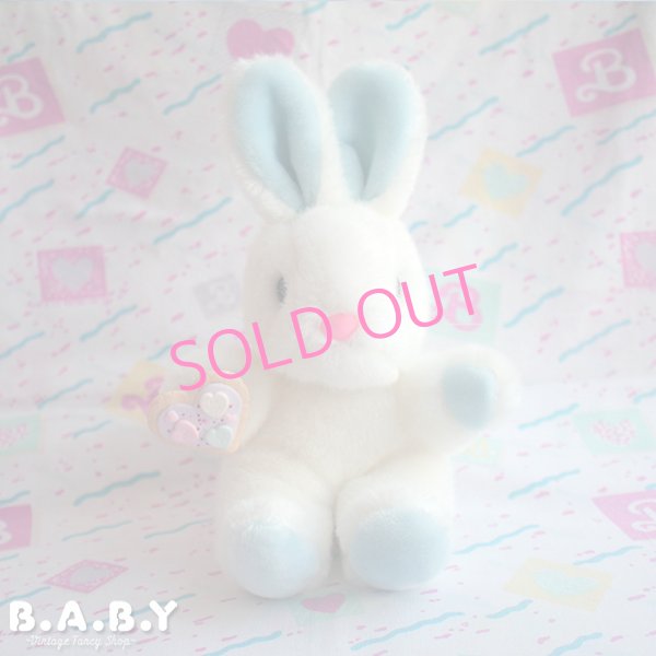 画像1: White Blue Bunny × Heart Soft Sugar Cookie (1)