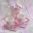 画像1: Candy Hearts 1Plate & 2Mug Set (1)