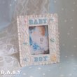 画像1: BABY BOY Lace  Photo Frame (1)