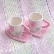 画像2: Candy Hearts 1Plate & 2Mug Set (2)