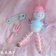 画像8: Baby Crib Toy Jumping & Rattles Doll (8)