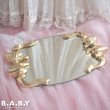 画像1: Golden Bow Mirror Tray (1)