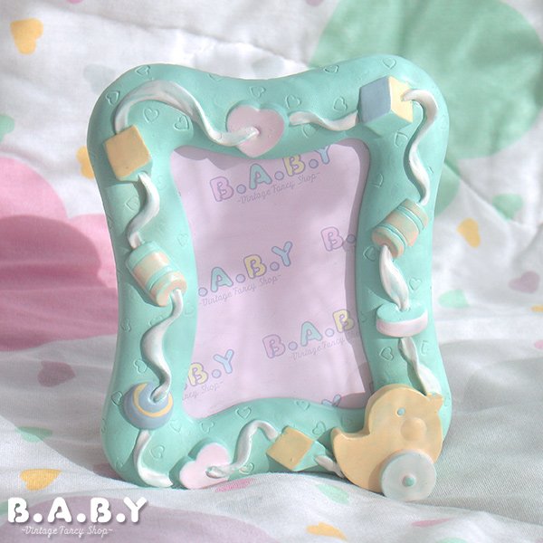 画像1: Baby Beads Rattle Photo Frame (1)