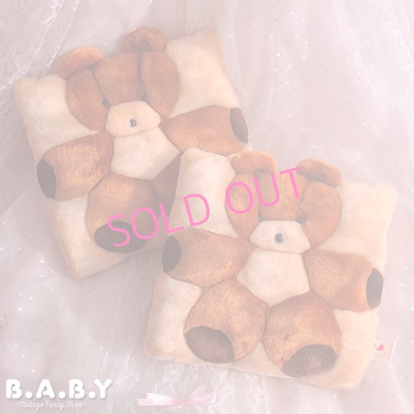 画像1: T.W.I.E CHocolate Bear 3D Pillow (1)