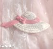 画像4: Wicker & Ribbon Wall Hanging / 3 Hat (4)