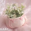 画像2: Pink & White Diaper Planter (2)