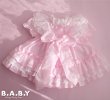 画像9: 〔60サイズ / 0-6ヶ月〕Ruffle Lace Pink Dress (9)