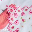 画像5: Valentine Cotton Hanky / Garden Heart (5)