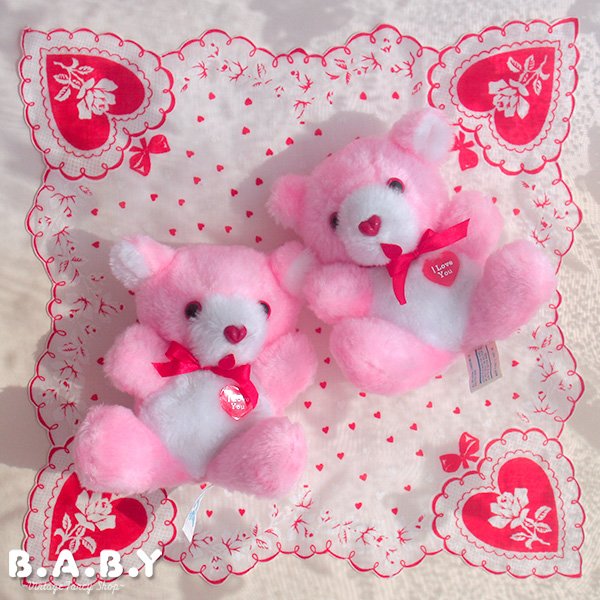 画像1: I Love You Plate Mini Bear (1)