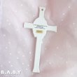 画像4: Flower Girl White Cross Ornament (4)