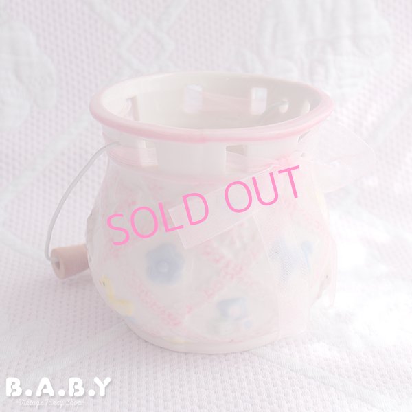 画像1: Baby Parade Pink Ceramic Candy pot (1)