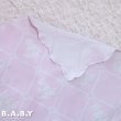 画像3: Pink × White Baby Bear Blanket (3)