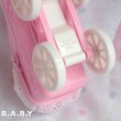 画像5: Barbie Kelly Doll Tiny Steps Pink Baby Buggy Carriage Stroller (5)