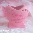 画像2: "Mother is another word for love."  Heart Mini Vase (2)