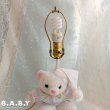 画像7: Heart Party Pajama Bear Table Lamp (7)