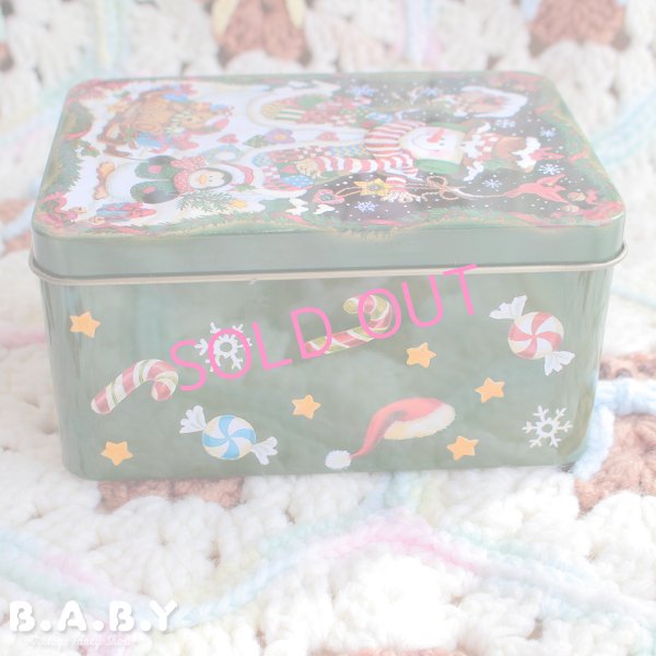 画像5: Snowman Rectangle Tin Box (5)