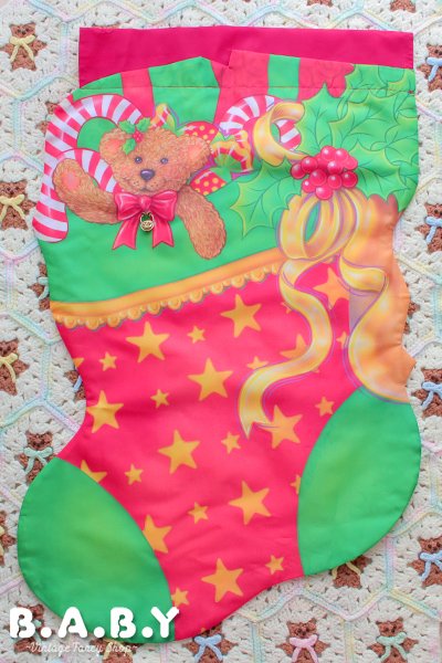 画像1: Christmas Stocking YardFlag (1)