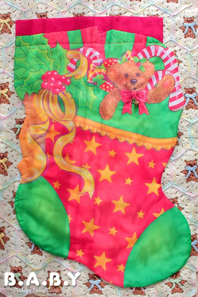 画像5: Christmas Stocking YardFlag (5)