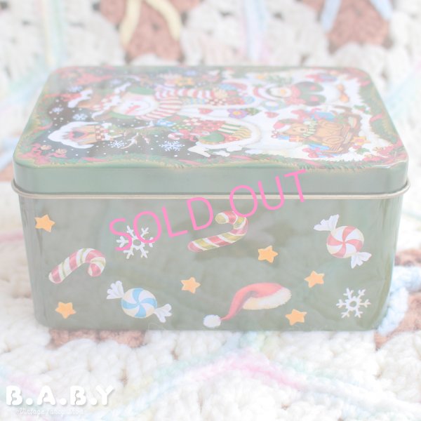 画像7: Snowman Rectangle Tin Box (7)